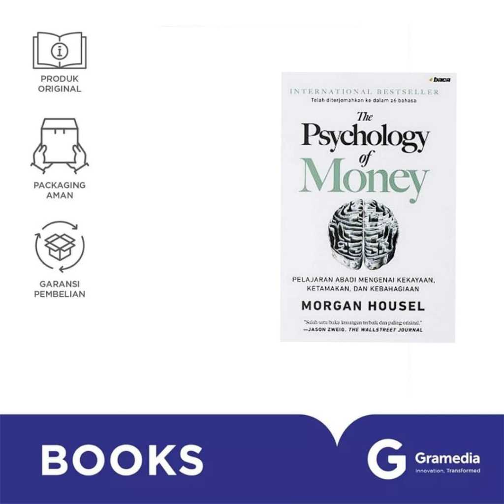 Gramedia Gandaria -  The Psychology of Money (Morgan Housel)