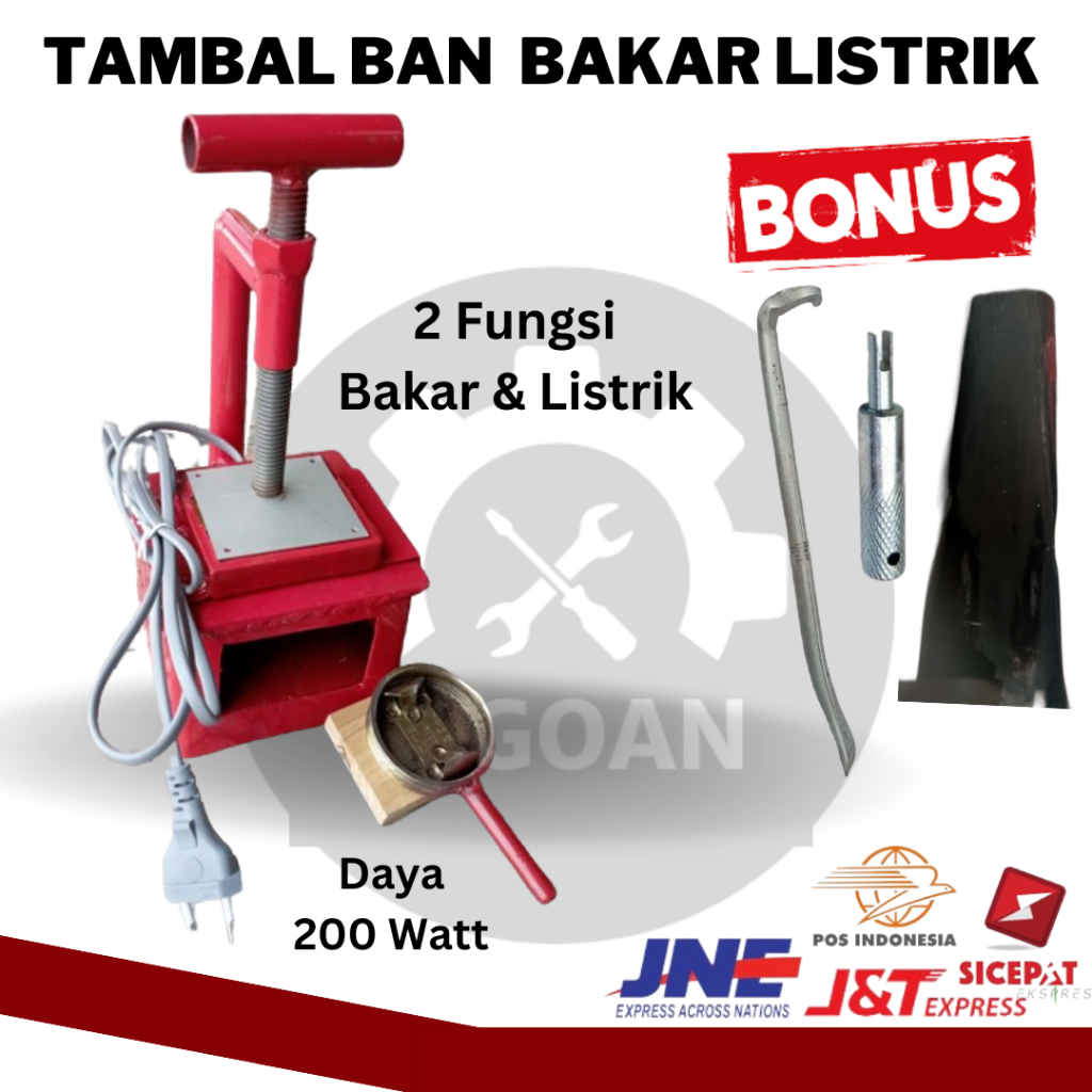 Alat Tambal ban Listrik Tambal ban Bakar Alat tambal bvan 2 fungsi