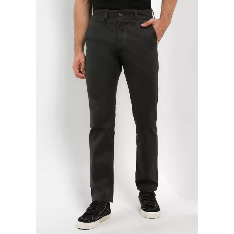 Slim Fit Chino Pants HFL003GN CELANA LOIS ORIGINAL PRIA WARNA HIJAU SLIM