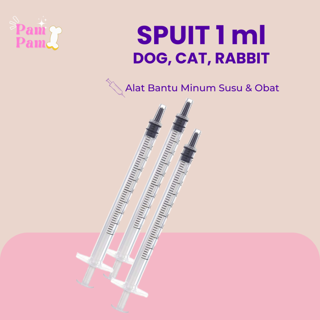 Spuit Kucing Untuk Makanan Spuit Kucing 1ml Spet Kucing Pipet Kucing Pipet Hewan