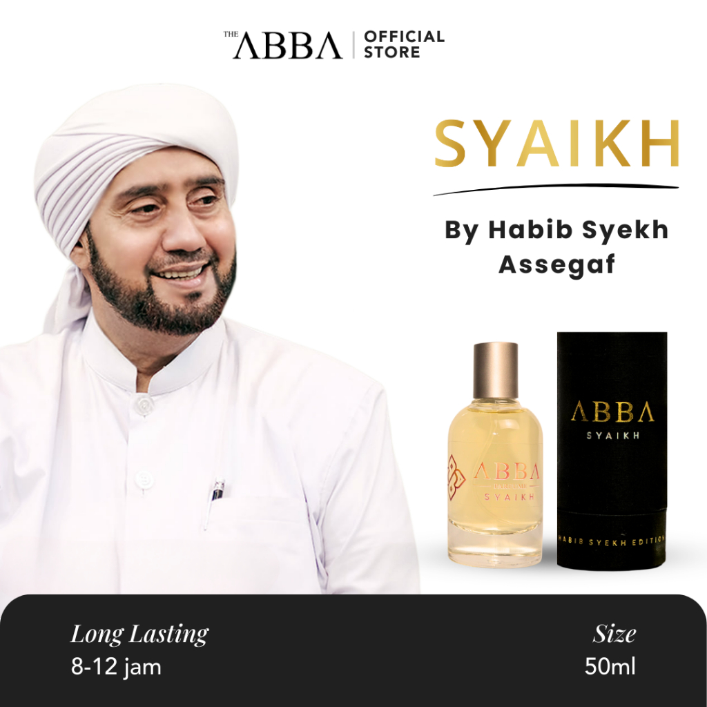 Parfum Habib Syekh - ABBA Syaikh by Habib Syekh Assegaf | Parfum Spray  EDP 50ml | Best Seller