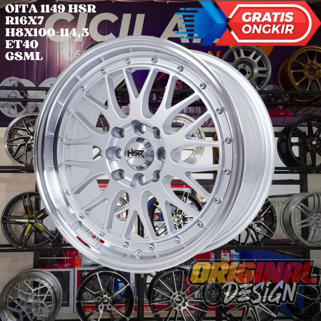 Velg Mobil Jazz , Mazda2 , Raize , Swift , Yaris , HSR OITA RING 16 R16