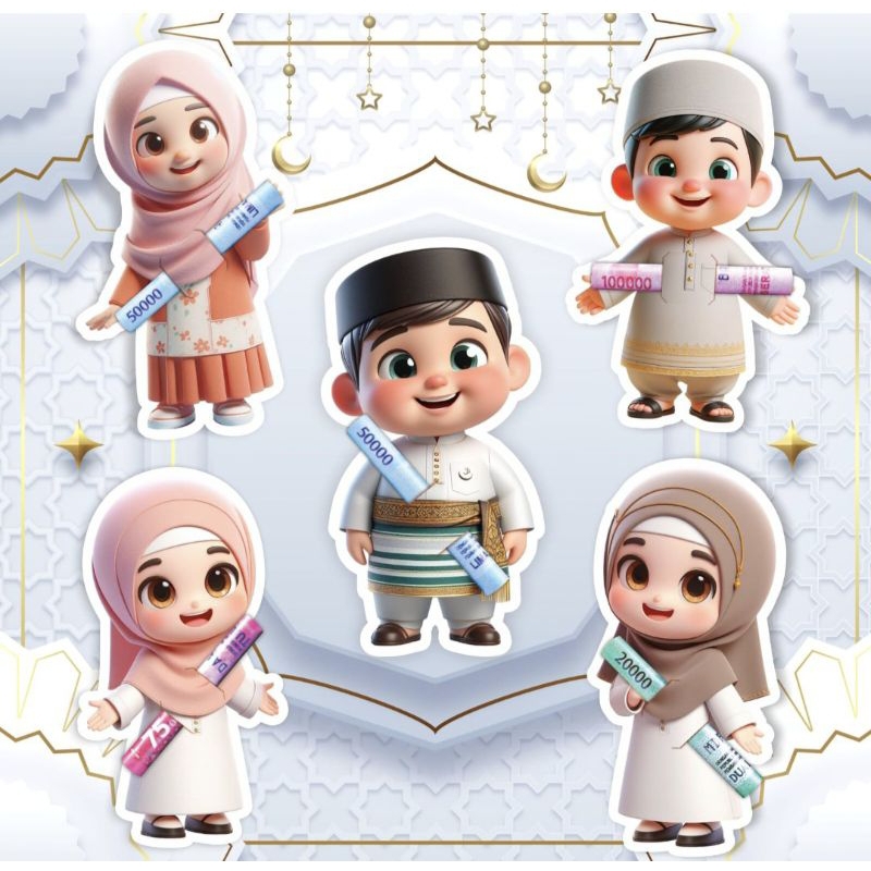 

Amplop Lebaran Edisi Karakter 3D Gemoy dan Lucu.