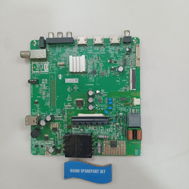 mb led tv Philips 43PFT5583S - MAINBOARD TV LED - MESIN TV LED