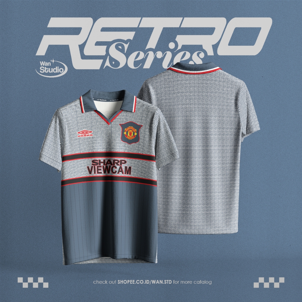 JERSEY RETRO MANCHESTER UNITED 1995 AWAY | JERSEY CUSTOM | JERSEY RETRO