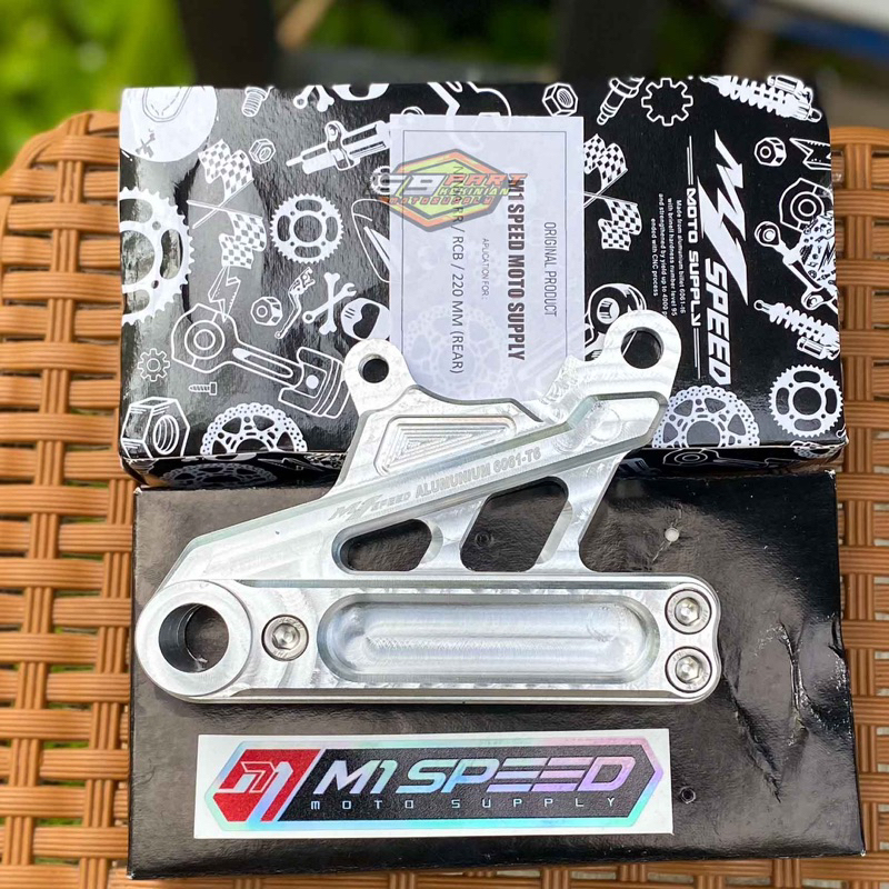 Breket kaliper RCB / nissin samurai 2p belakang (rear) pnp arm ninja RR disc 220mm