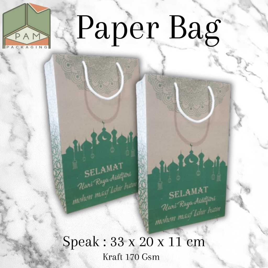 

Paper Bag Idul Fitri Kemasan Hampers Lebaran