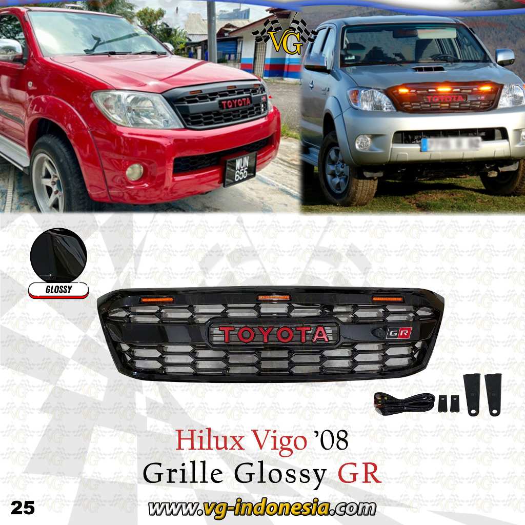 GRILE GRILLE GR GLOSSY HILUX VIGO 2005-2011