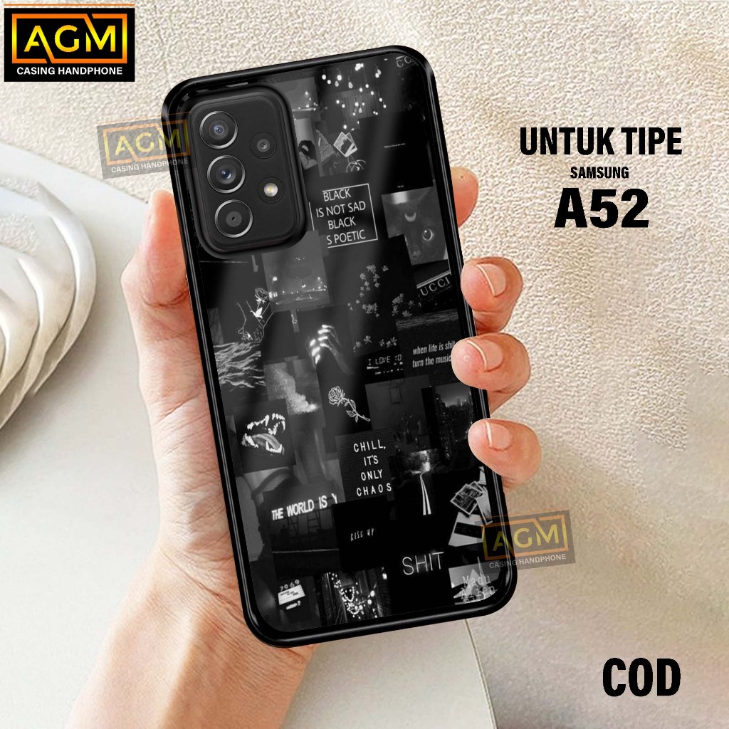 Case Samsung A52 Terbaru Case kilau - New Case Glossy casing Hp Samsung A52 [Motif Aestetic] - AGM C