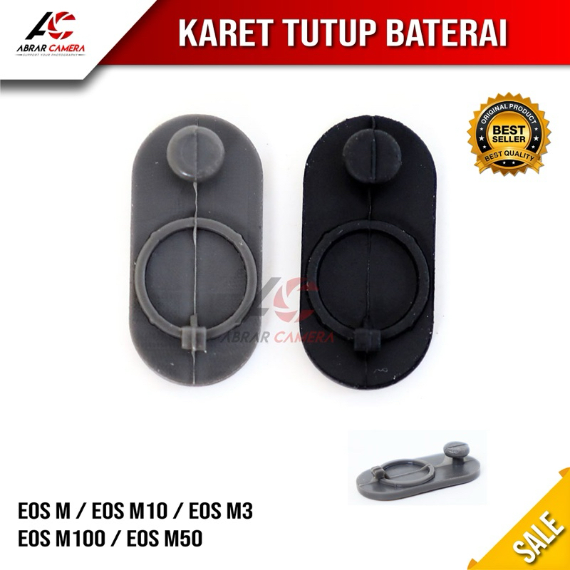 Karet Penutup Baterai Dummy Canon Eos M M10 M3 M100 M50 / Rubber