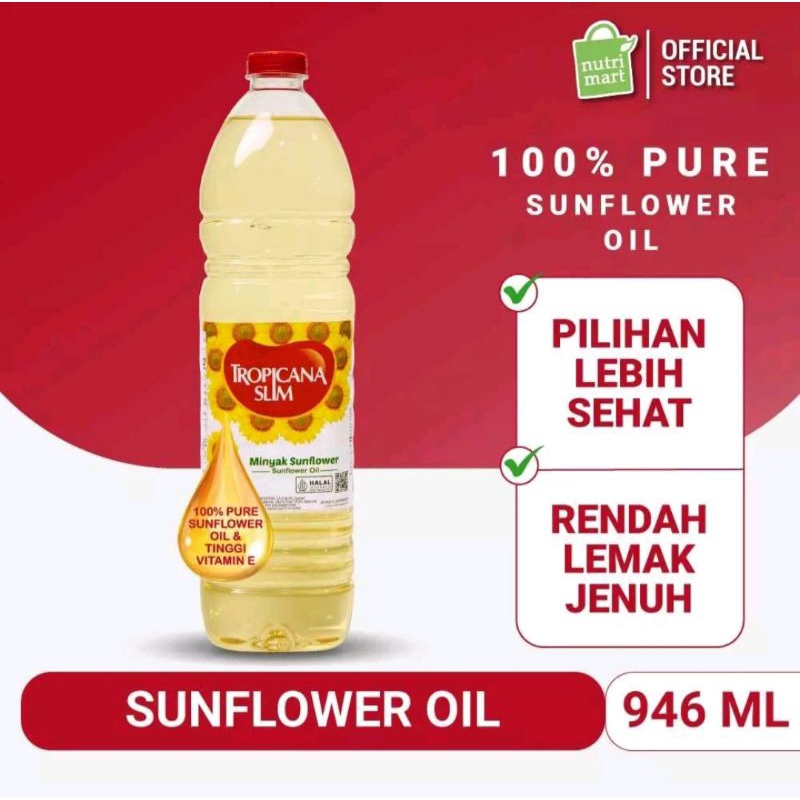 

Tropicana Slim Minyak Sunflower 946 Ml