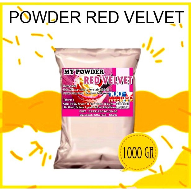 

Red Velvet Powder Reguler 1 Kg