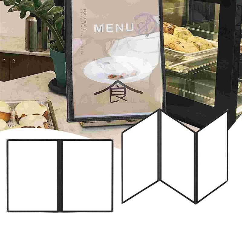 

Buku Menu Restoran A4 Cover Pelindung Menu Sampul A4 Cover Buku Menu Hitam