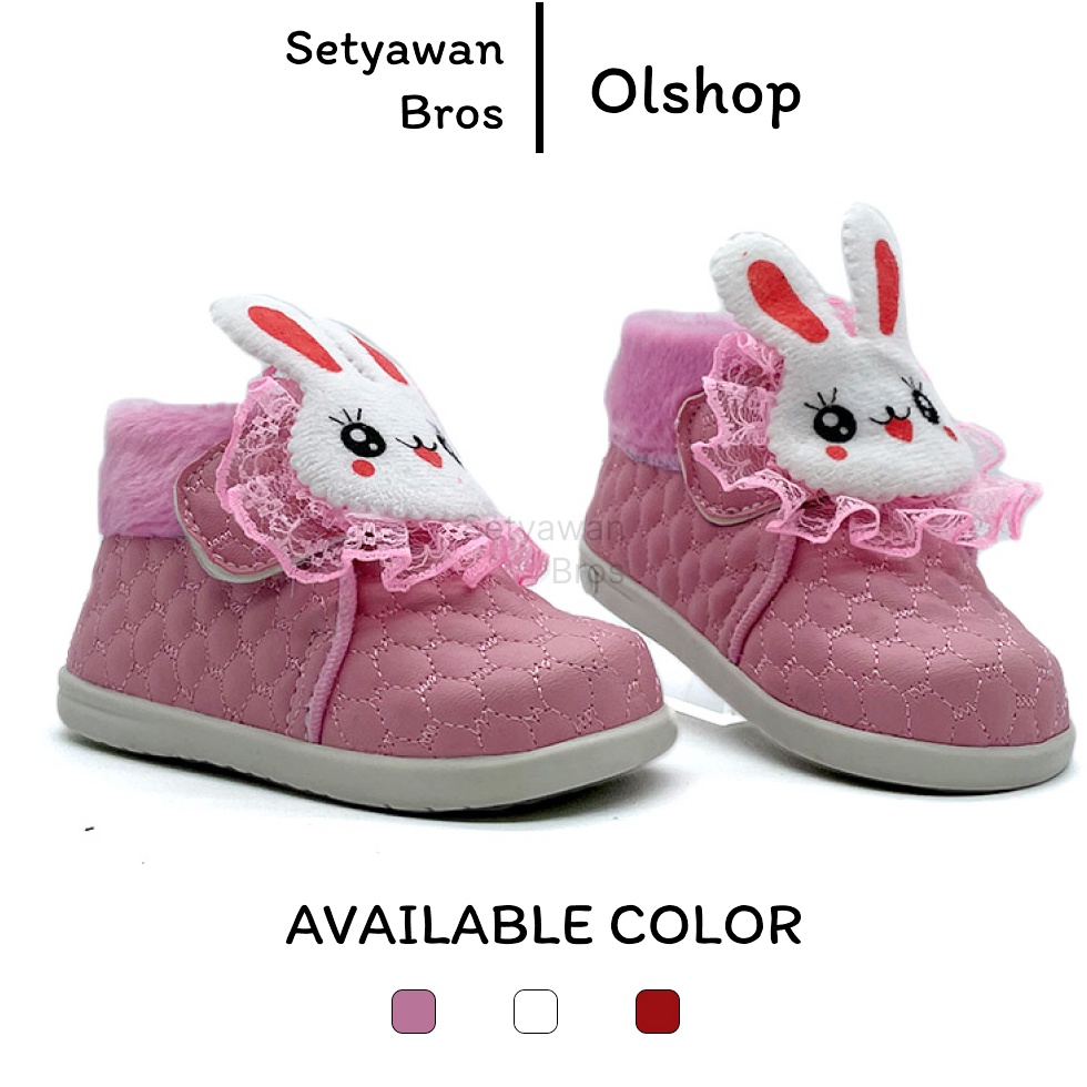sepatu anak boneka kelinci lucusoul bunyi Boots Anak Perempuan cod ART H4P3