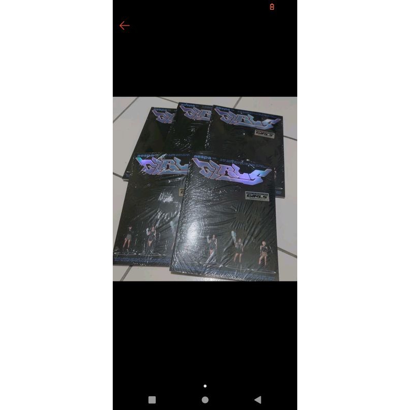 Album photobook aespa girls ( album only )