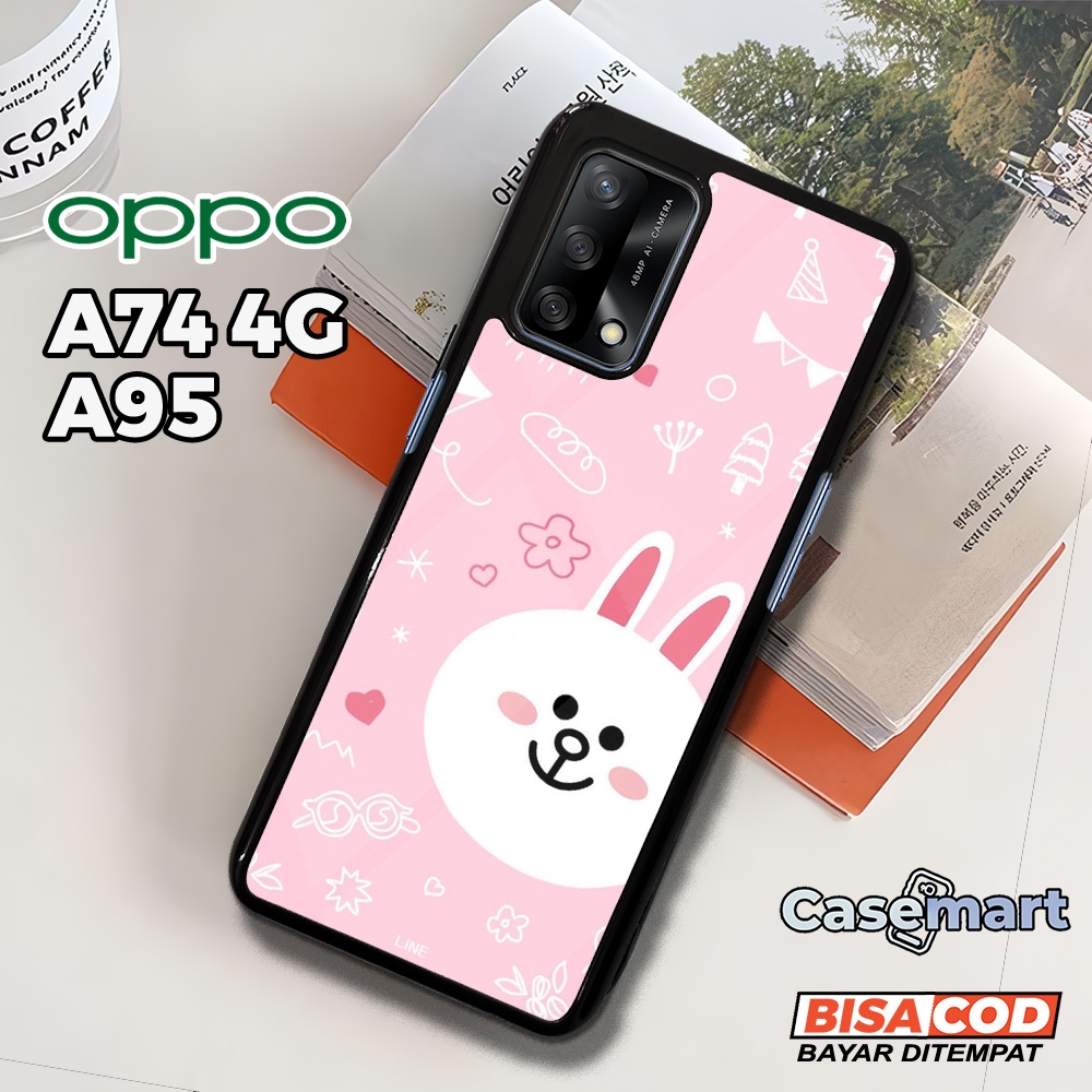 Case OPPO A74 4G A95 Casing OPPO A74 4G A95 Casemart [LN01] Case Glossy Case Aesthetic Custom Case A