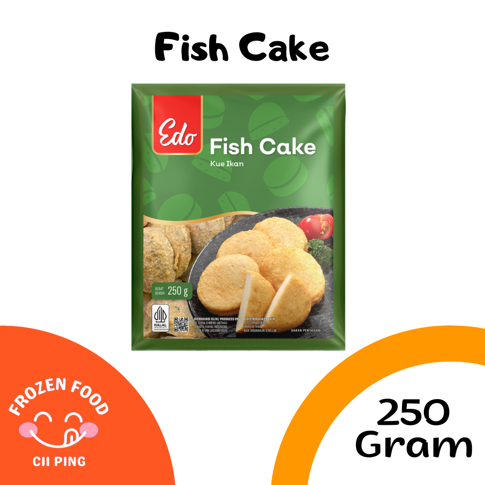 

Edo Fish Cake 250 Gr / Bakso Olahan Ikan / Frozen Food