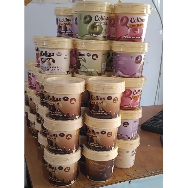 

Collins dip glaze 300gr