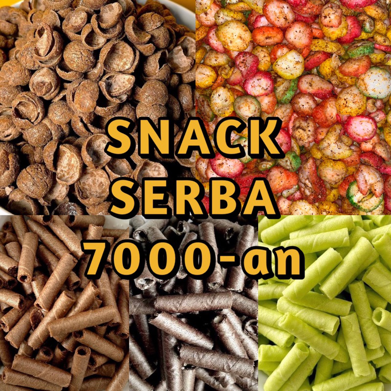 

SNACK SERBA 7000an / SNACK SERBA MURAH / CEMILAN MURAH 100gram