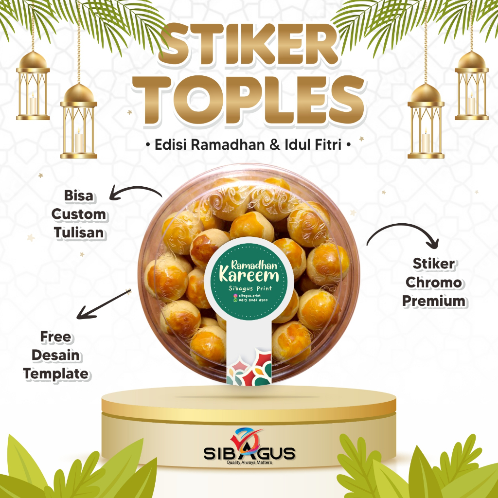 

Stiker Segel Toples Kue Edisi Idul Fitri