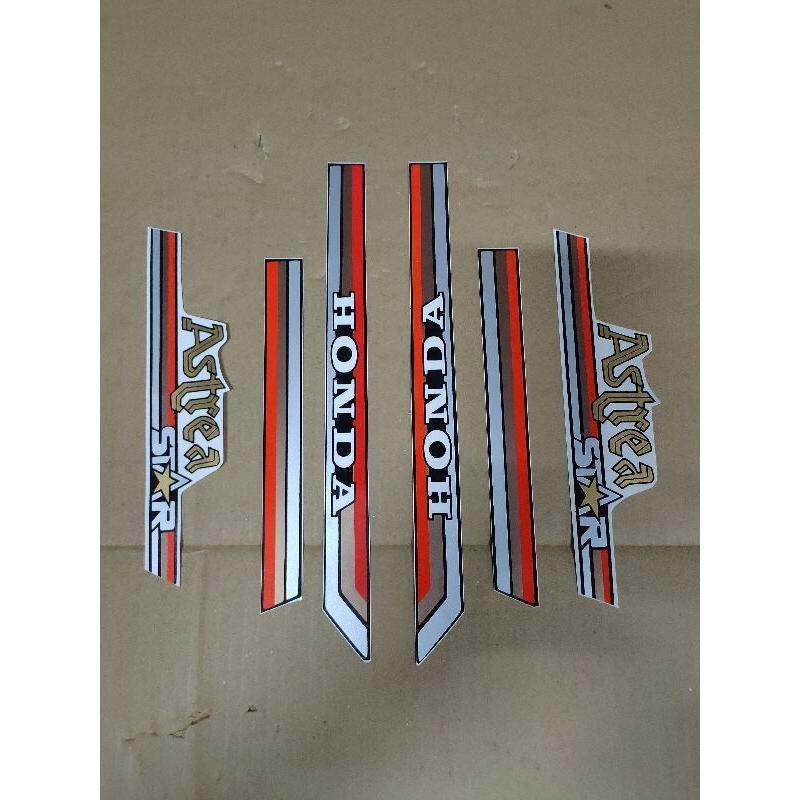 STRIPING ASTREA STAR 1986 GOLD SILVER