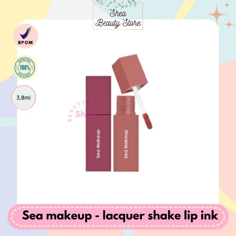 SEA MAKEUP Lacquer Shake Lip InK Longlasting lip ink-licious Glossy Finish Liquid liptint Transferpr