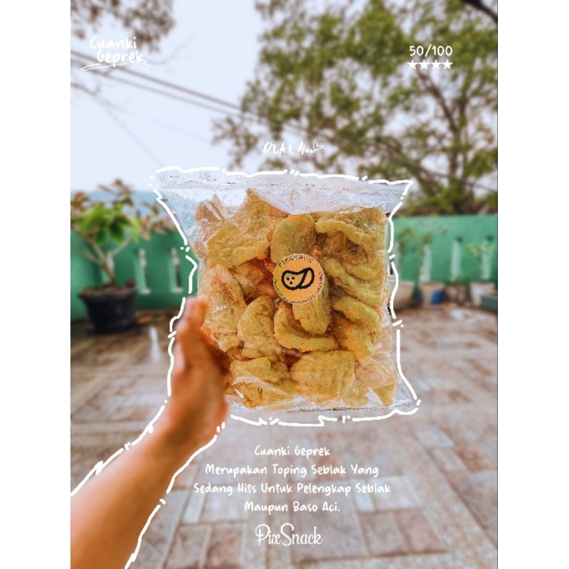 

Cuanki Geprek Isi 50 Pcs Topping Seblak Baso Aci