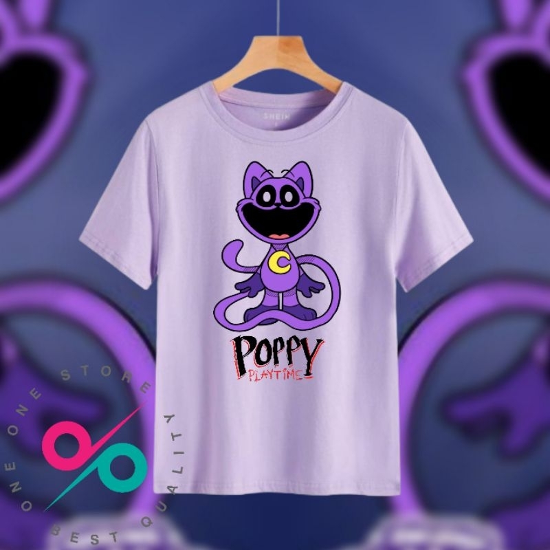 Baju Kaos Atasan Anak Catnap Poppy Playtime / Baju Anak Catnap Poppy Playtime
