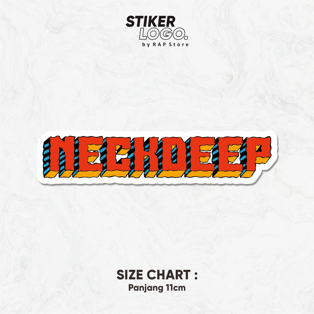 

STIKER LOGO NECKDEEP - STIKER LOGO ANTIR AIR, STIKER ANTI AIR - STIKER UNTUK HELM, SKATEBOARD, HP, DLL