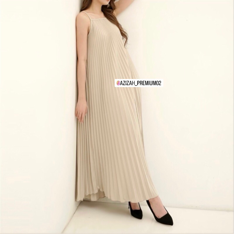 Pleats Dress / Dress Plisket / Inner Plisket / Gamis Plisket / Inner Dress Plisket