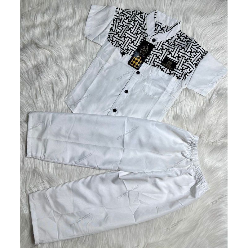 Setelan Koko FALCONN Anak Baju Muslim Anak Laki laki Umur 5 - 13 Tahun