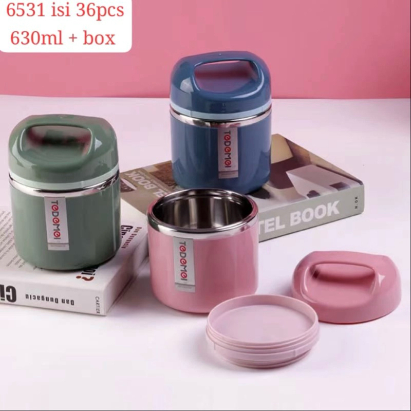 Termos Soup Termos Sayur Stainless Gagang Anti Tumpah