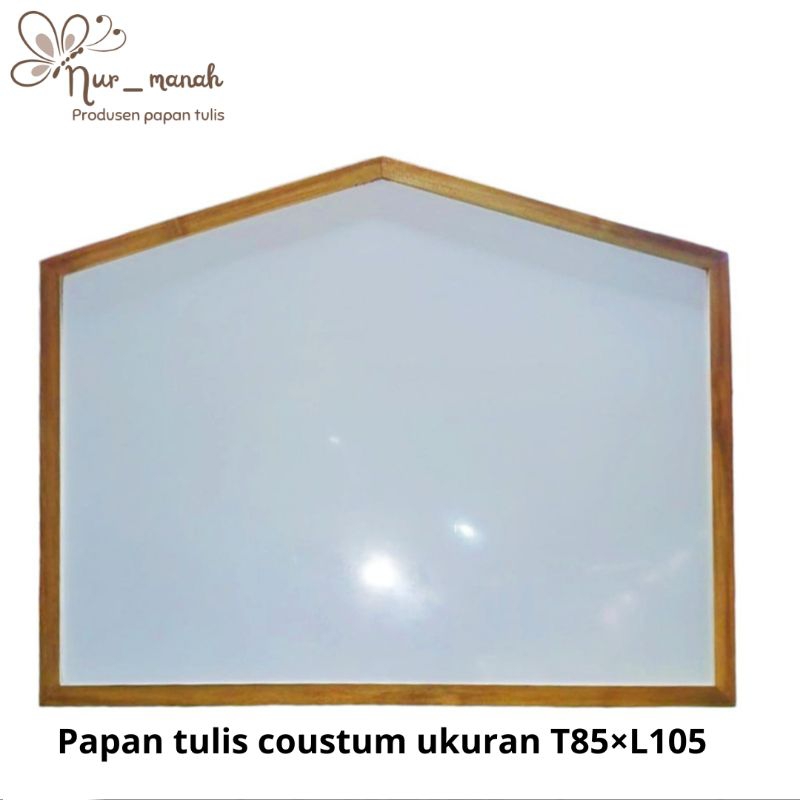 

papan tulis/whiteboard/coustum ukuran T80×L120+spidol+penghapus