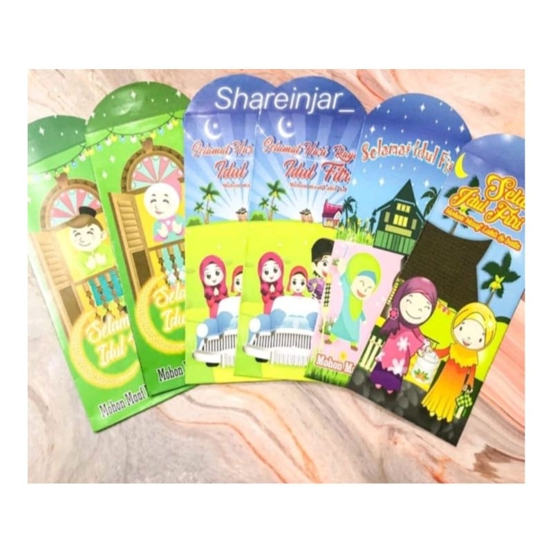

Amplop Uang Lebaran-Angpao Angpau Idul Fitri Isi 6Pcs