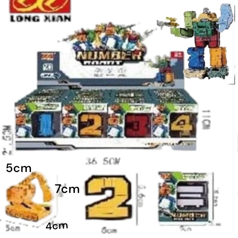 MURAH ROBOT MORPHER / ROBOT ANGKA / ROBOT DEFORMATION/ TRANFORM / ROBOT ABC / ROBOT HURUF SYMBOL