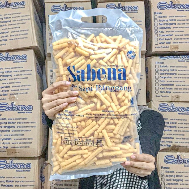 

SABENA SNACK SABENA STICK MAKANAN RINGAN 360gr