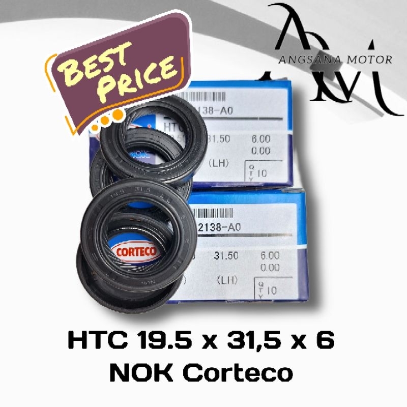 HTC 19.5 x 31.5 x 6 Seal KOJ Kruk As Genio/ New Beat 2020/ Scoopy Esp 2021 (Part No: 91202-KOJ-N01) 