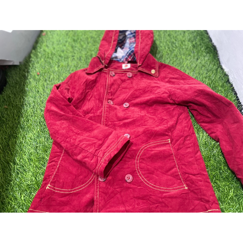 jaket parka anak corduroy