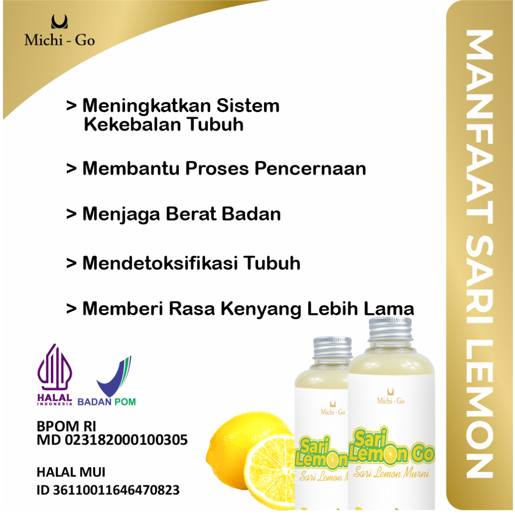 

Ay00! MichiGo 1 Liter Sari Lemon Murni Pure Air Lemon Untuk Diet Detoks Detox Sudah BPOM