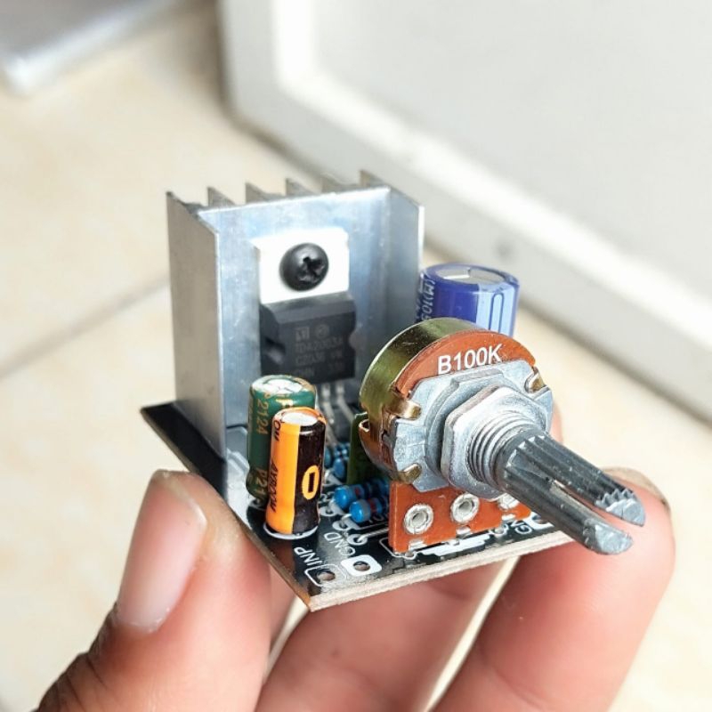 Kit TDA 2003 Tda2003 mini amplifier 12 volt mono plus potensio ampli