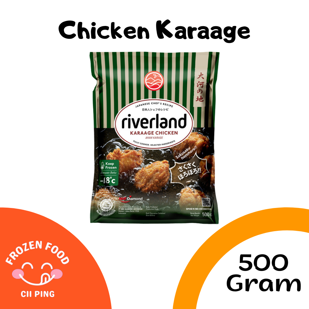 

Riverland Chicken Karaage 500 GR / Chickern Karage / Frozen Food