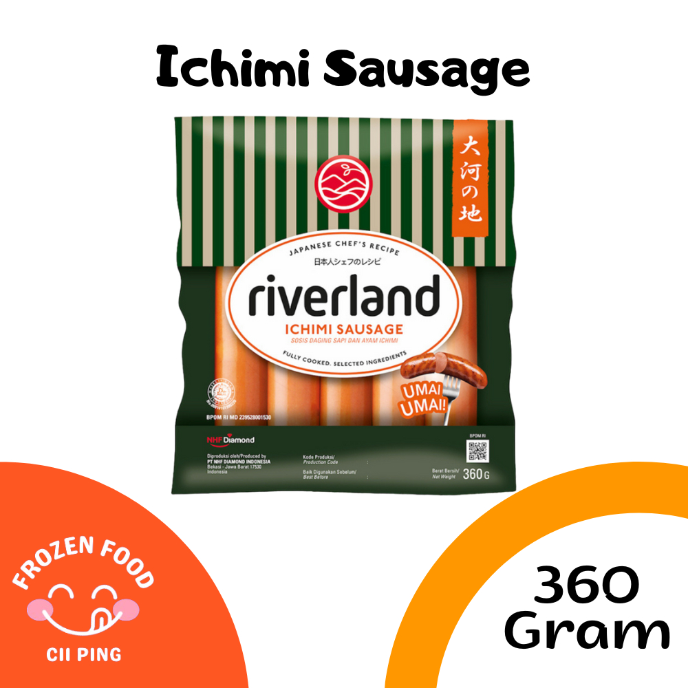 

Riverland Ichimi Sausage / Sosis Ala Jepang 360 gr / Frozen Food