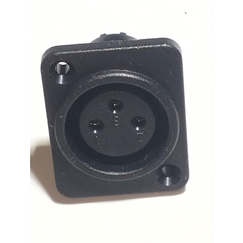 SOCKET CHASIS CANON XLR FEMALE PVC HITAM