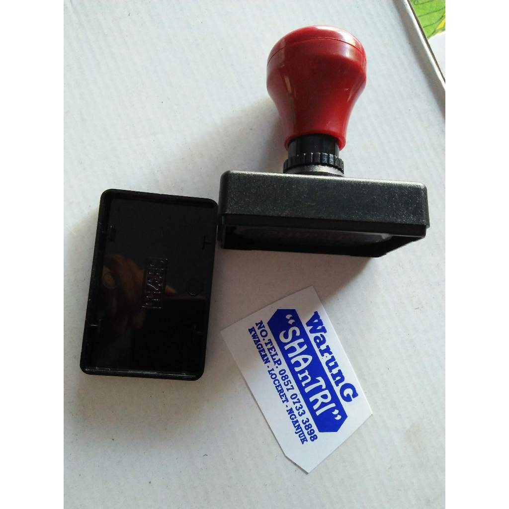 

Stempel Flash untuk media Plastik, Gratis tinta 1 botol kecil