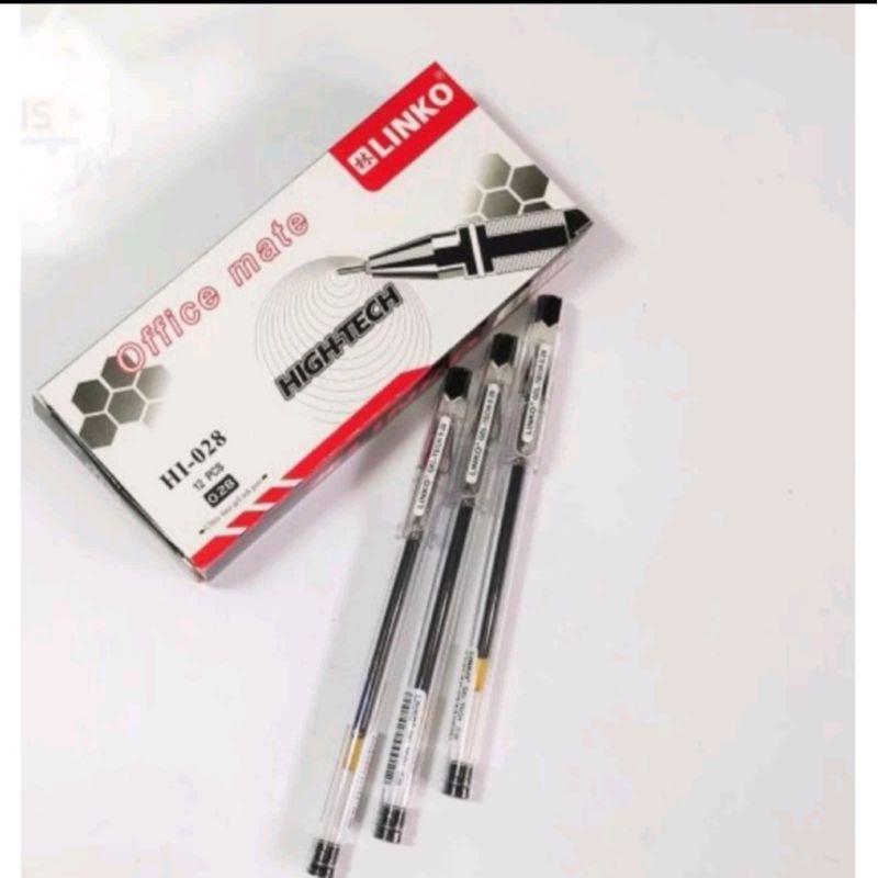 

( ECER )BULPEN HIGHTECH LINKO 0.28mm TINTA HITAM [ BACA DESKRIPSI ]