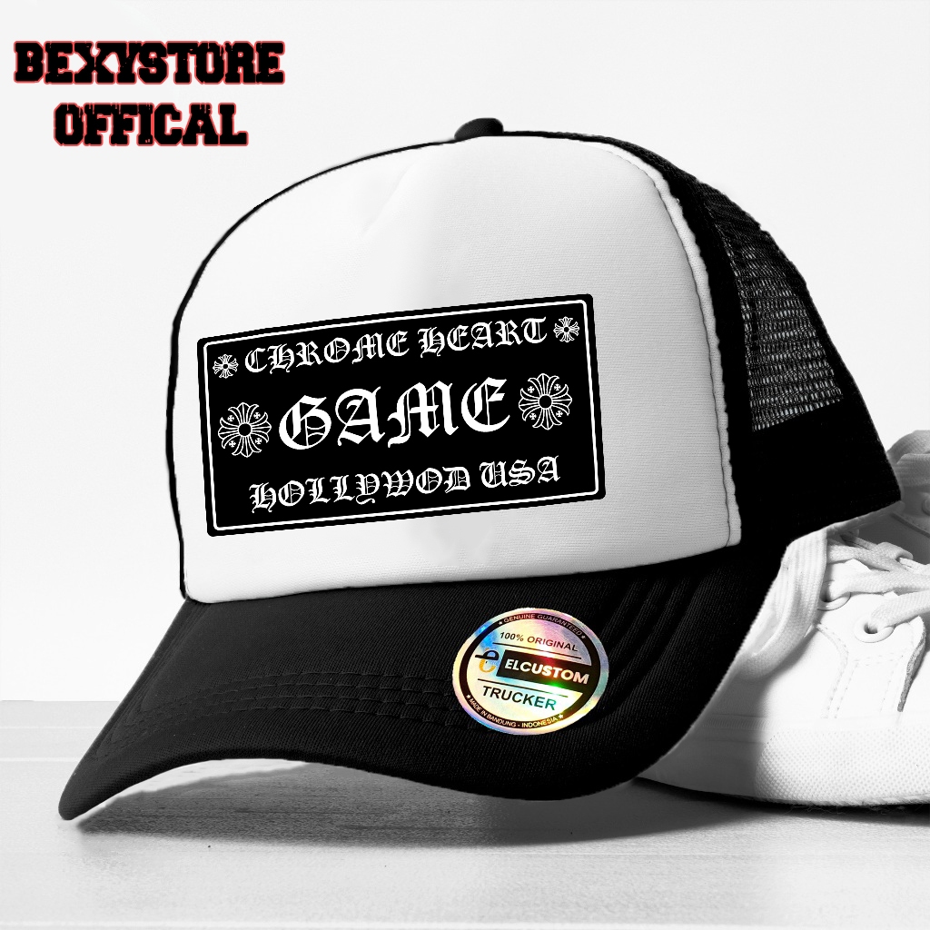 Topi Trucker CH GAME / Topi Band / Topi Baseball / Trucker Hat / Topi Jaring Distro / Topi Premium /