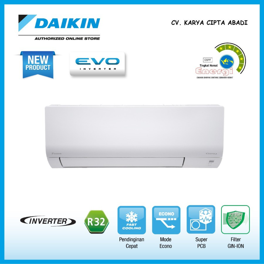 AC Split Daikin 2 PK Inverter Evo STKF50AV