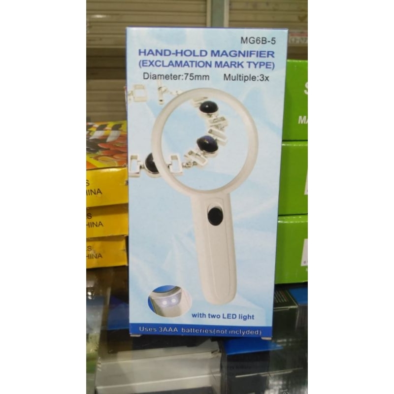 

kaca pembesar lup 6B-5 + lampu