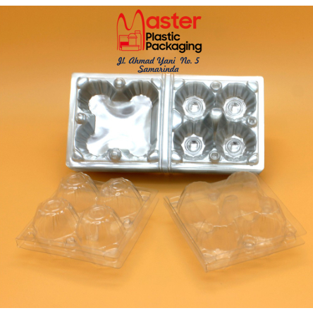 Mika Tray Telur Bebek Isi 4 Telur - 10 Pcs