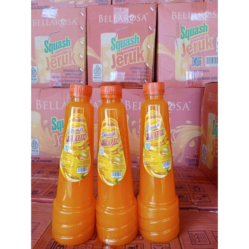 

Sirup bellarosa orange 1 dus 12 botol/500ml